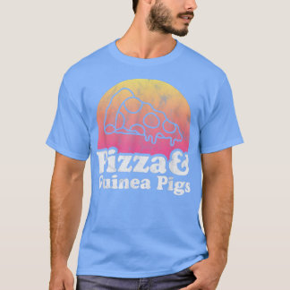 Camiseta Cerdos de pizza y Guinea o cerdo de Guinea