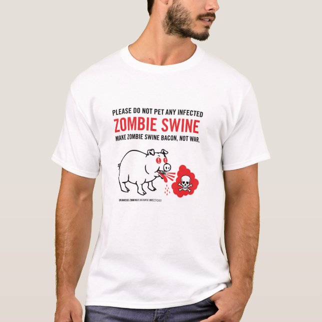 Camiseta Cerdos del zombi (Anverso)