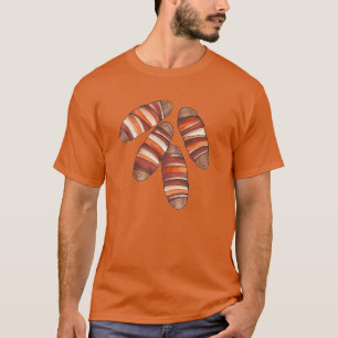 Camiseta Cerdos en mantas Bacon Sausage comida británica br