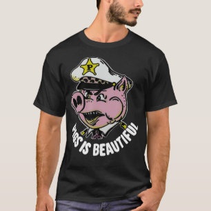 Camiseta cerdos es un granjero de cerdos hermoso 