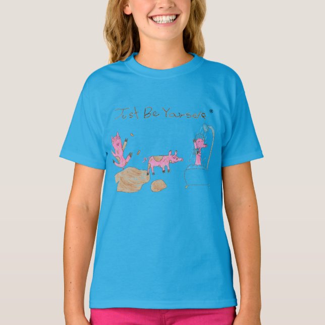 Camiseta Cerdos felices (Anverso)