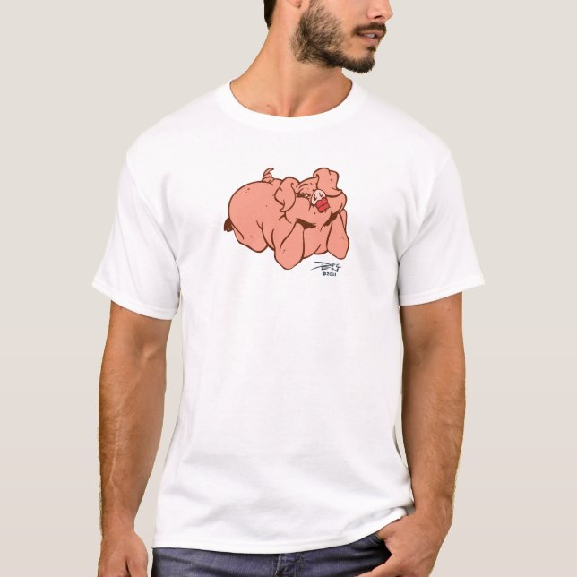 Camiseta Cerdos finos (Anverso)