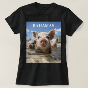 Camiseta Cerdos nadadores de las Bahamas - Aventura en la p