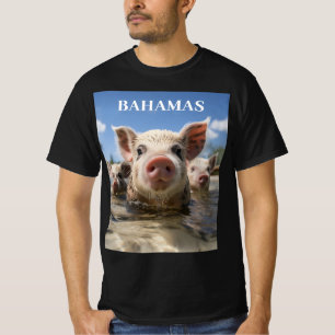 Camiseta Cerdos nadadores de las Bahamas - Aventura en la p