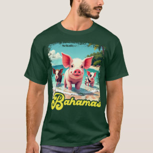 Camiseta Cerdos nadadores de las Bahamas - Aventura en la p