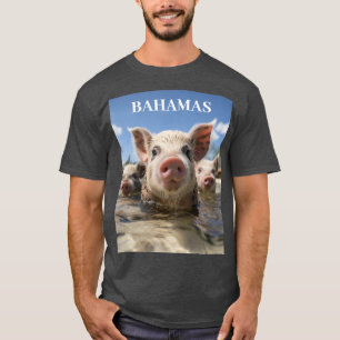 Camiseta Cerdos nadadores de las Bahamas - Aventura en la p