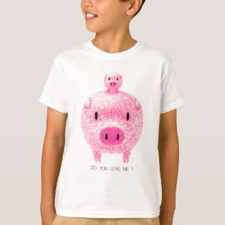 Camiseta Cerdos rosados