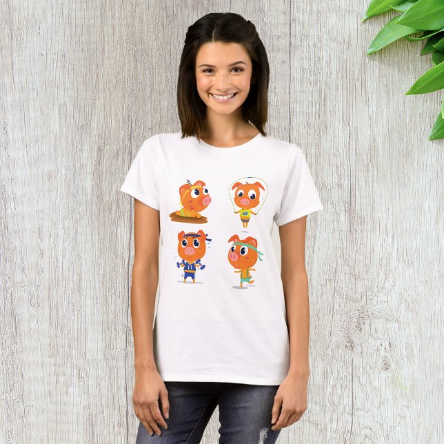 Camiseta Cerdos trabajando (Subido por el creador)