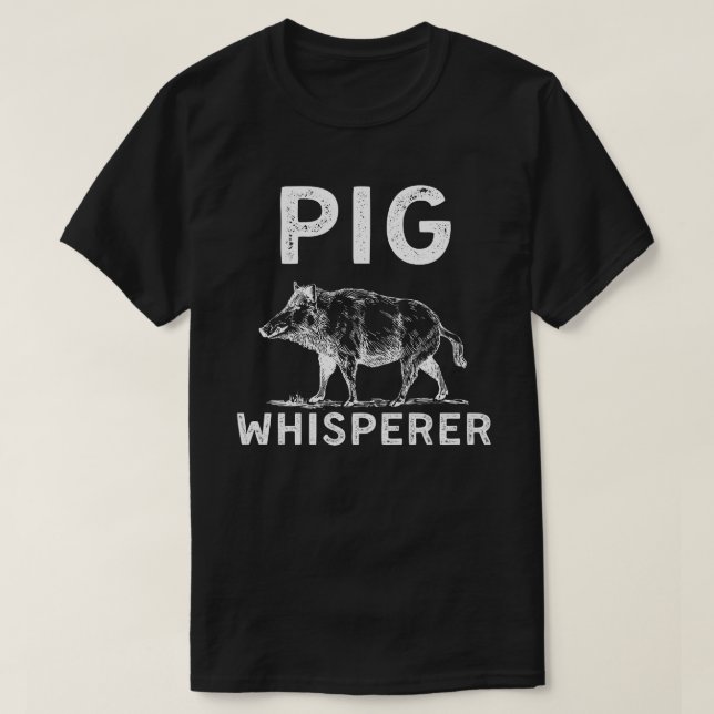 Camiseta Cerdos Whisperer (Diseño del anverso)