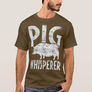 Camiseta Cerdos Whisperer Animal Farmer Vintage Pig Farm