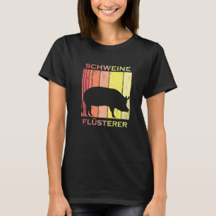 Camiseta Cerdos Whisperer Vintage Graciosos Granjeros Cerdo
