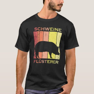 Camiseta Cerdos Whisperer Vintage Graciosos Granjeros Cerdo