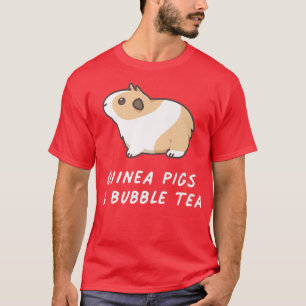 Camiseta Cerdos y burbujas Mascota de roedores de té Kawaii