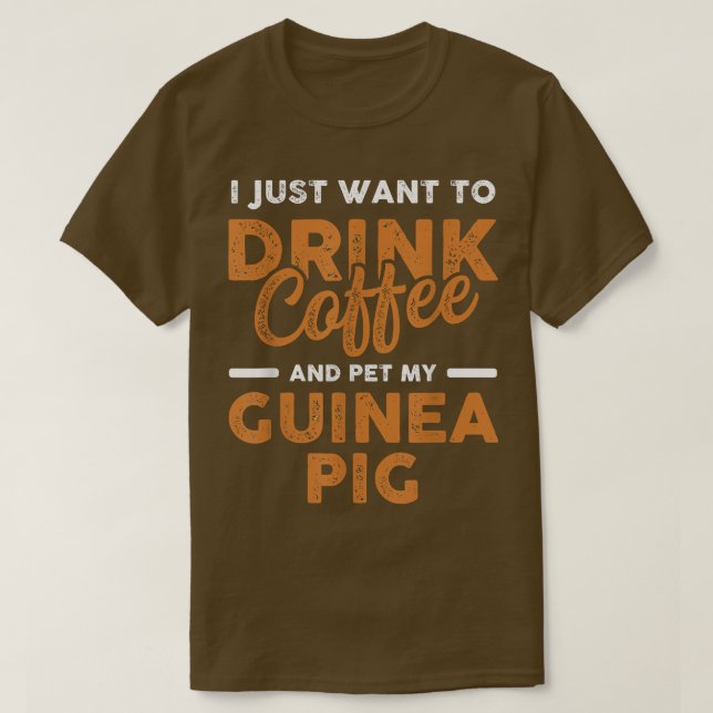 Camiseta Cerdos y café de Guinea (Diseño del anverso)
