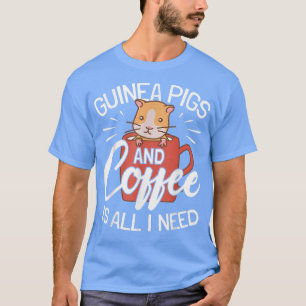 Camiseta Cerdos Y Café De Guinea - Cerdo De Guinea