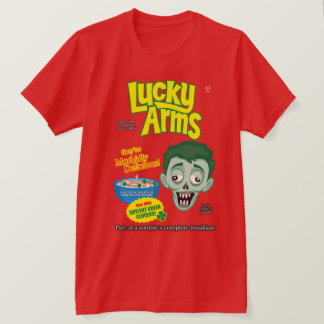 Camiseta Cereal afortunado de los brazos
