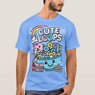 Camiseta Cereal Cute Loops Kawaii