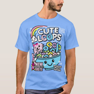 Camiseta Cereal Cute Loops Kawaii