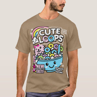 Camiseta Cereal Cute Loops Kawaii