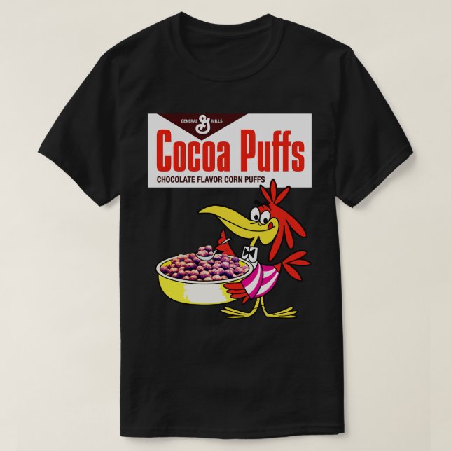 Camiseta Cereal de espuma de cacao (Diseño del anverso)