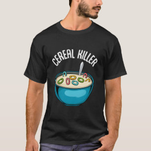 Camiseta Cereal Desayuno Gachas Leche Yogur Sarcasmo