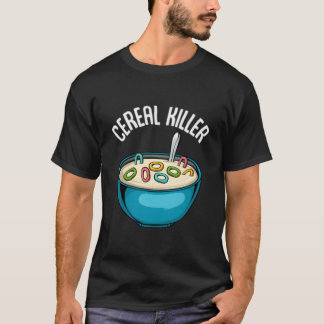 Camiseta Cereal Desayuno Gachas Leche Yogur Sarcasmo