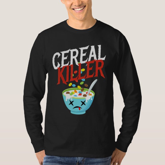 Camiseta Cereal Killer I Costume Breakfast Cereal Halloween (Anverso)