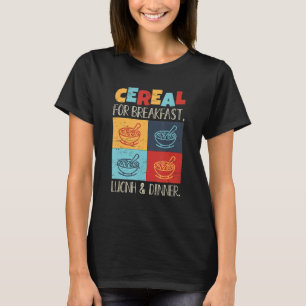 Camiseta Cereal Para Desayuno Almuerzo Y Cena