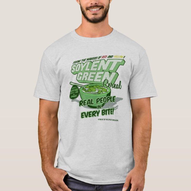 Camiseta Cereal verde de Soylent (Anverso)