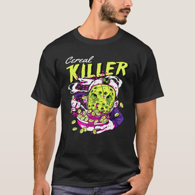 Camiseta Cereales de Desayuno Asesino de Cereales (Anverso)