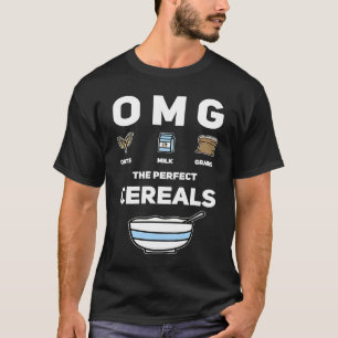 Camiseta Cereales perfectos de avena con leche para desayun