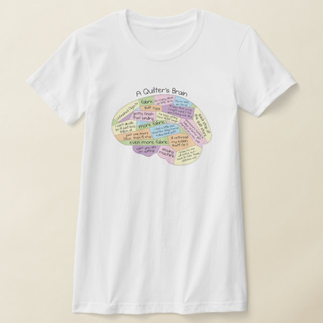 Camiseta cerebral de un cuartel - Gracioso regalo  (Distribución)