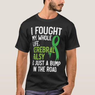 Camiseta Cerebral Palsy Awareness Ribbon Fight Cerebral Pal