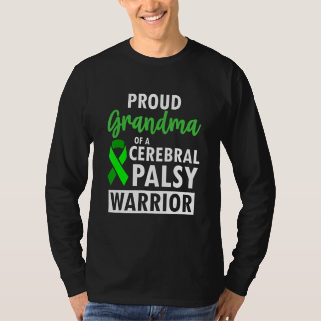 Camiseta Cerebral Palsy CP Awareness Proud Warrior Survivor (Anverso)