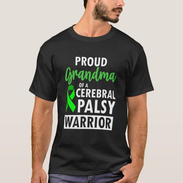 Camiseta Cerebral Palsy CP Awareness Proud Warrior Survivor (Anverso)