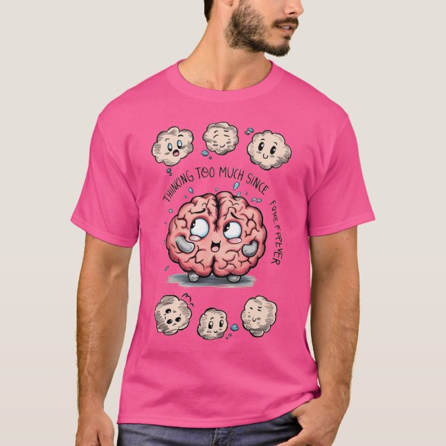 Camiseta Cerebro ansioso (Anverso)