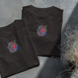 Camiseta Cerebro Artístico Y Lógico