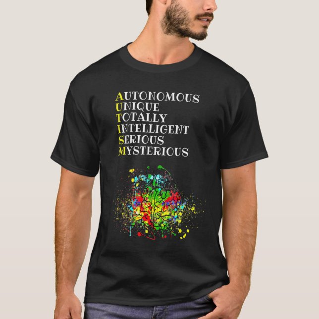 Camiseta Cerebro autista (Anverso)