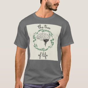 Camiseta cerebro cerebelo del árbol de la vida 1