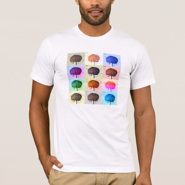 Camiseta Cerebro/Color (Anverso)