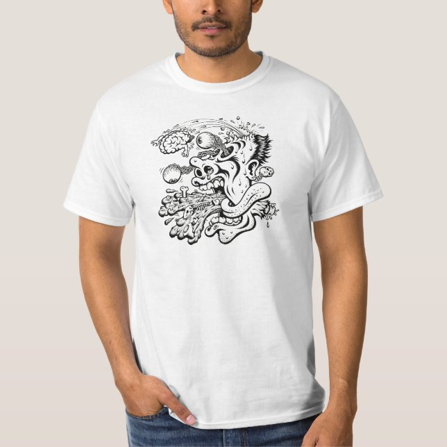 CAMISETA CEREBRO DE BARF (Anverso)