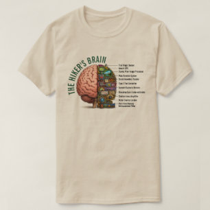 Camiseta Cerebro de excursionista divertido