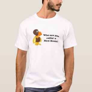 Camiseta Cerebro de los pájaros humorísticos
