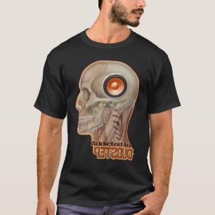 Camiseta Cerebro del altavoz de graves de Dubstep - bajo