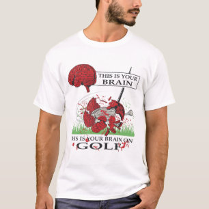 Camiseta Cerebro del golf