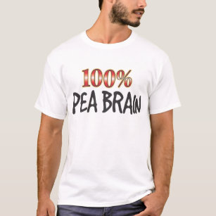 Camiseta Cerebro del guisante el 100 por ciento