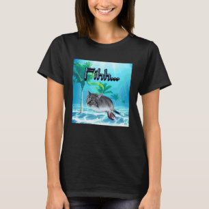 Camiseta Cerebro divertido gen z Humor gato Meme fihh gato 