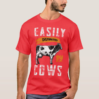 Camiseta Cerebro enfocado en vacas