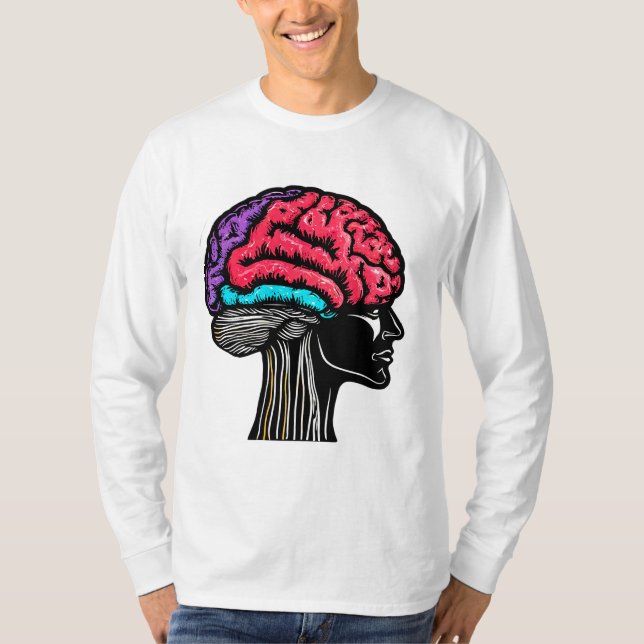 Camiseta Cerebro humano (Anverso)