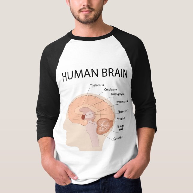 Camiseta Cerebro humano (Anverso)